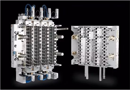 Molde de moldagem de embalagem de embalagem de molde de injeção de frasco de pré-forma de garrafas plásticas personalizadas para animais de estimação